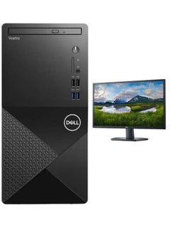 DELL Vostro 3910 Tower PC, Core i5 Processor/16GB RAM/1TB SSD/Intel UHD 600 Graphics/Windows 11 With Keyboard-Mouse 4GB Vga + Monitor 27 Inch Black  - Image 1