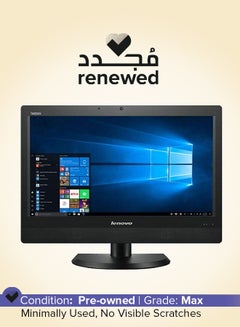 لينوفو Renewed - All-in-One Desktop PC ThinkCentre M93 AIO With 24-Inch HD Display,Intel Core i5 Processor/4th Gen/8GB RAM/256GB SSD With CD Room English Black  - Image 1