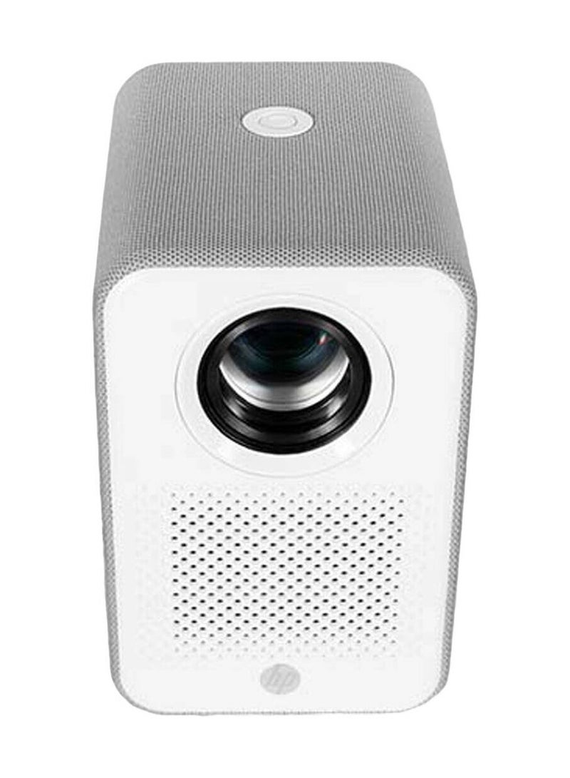 HP - Citizen Cinema Projector, 260 ANSI, 500 LED Lumens, FHD (1920 x 1080), 16 9 Display Ratio, Built-In Speaker 5W x2, LCD Display, LED Light Source, HDMI, USB, 3.5mm AUX CC500 White - Image 1