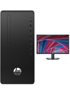 290 Tower PC, Core i5-12400  Processor/16GB RAM/1TB SSD/Intel UHD 600 Graphics/Windows 11 With Keyboard-Mouse 2GB Vga + Monitor 24 Inch Black
