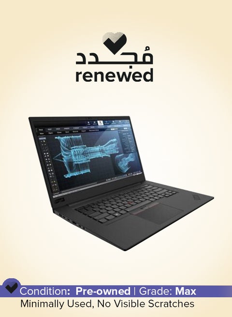 Renewed - ThinkPad P51 Laptop With 15.6-inch Full HD Display, Xeon Processor/32GB/512GB SSD/NVIDIA Quadro M2200 4GB Graphics/Windows 10 English Black