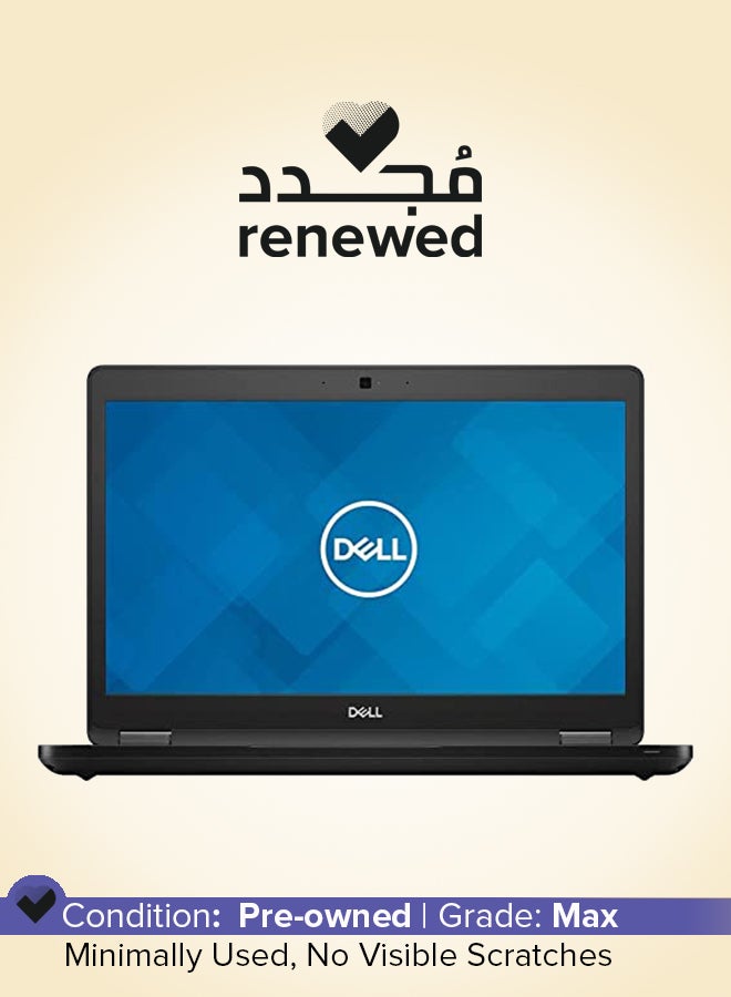 DELL - Renewed - Latitude 5490 Laptop With 14-inch Full HD Display,Core i7/8th Gen/8GB RAM/256GB SSD/Intel HD Graphics/Windows 10 English Black - Image 1