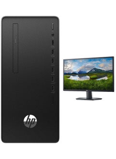 290 Tower PC, Core i5-12400  Processor/16GB RAM/512GB SSD + 1TB HDD/Intel UHD 600 Graphics/Windows 11 With Keyboard-Mouse 4GB Vga + Monitor 27 Inch Black