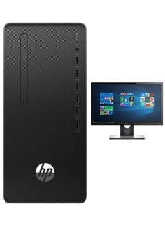 HP 290 Tower PC, Core i7-12400  Processor/16GB RAM/512GB SSD/Intel UHD 600 Graphics/Windows 11 With Keyboard-Mouse + Monitor 22 Inch Black  - Image 1