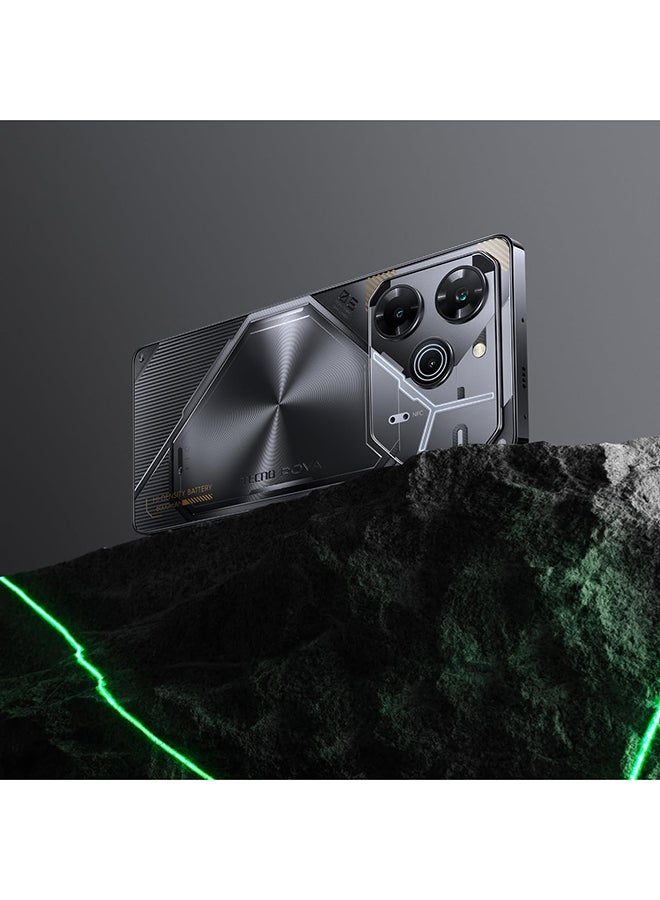 تكنو - هاتف POVA 6 Pro 5G باللون الرمادي النيزكي وذاكرة الوصول العشوائي (RAM) بسعة 12 جيجابايت وسعة 256 جيجابايت - إصدار الشرق الأوسط - Image 1