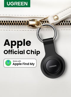 Ugreen Smart Tag, Works with Apple Find My (iOS Only), Bluetooth Finder, Keys Finder And Item Locator for Keys, Bags, Wallets, and More Black  - Image 1