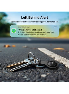 Ugreen Smart Tag, Works with Apple Find My (iOS Only), Bluetooth Finder, Keys Finder And Item Locator for Keys, Bags, Wallets, and More Black  - Image 4