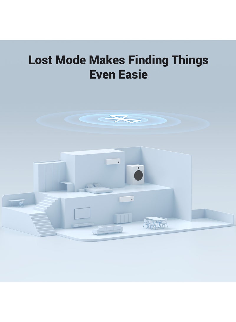 Ugreen - Smart Tag, Works with Apple Find My (iOS Only), Bluetooth Finder, Keys Finder And Item Locator for Keys, Bags, Wallets, and More Black - Image 1