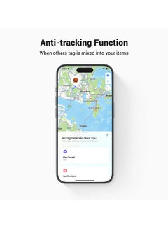 Ugreen Smart Tag, Works with Apple Find My (iOS Only), Bluetooth Finder, Keys Finder And Item Locator for Keys, Bags, Wallets, and More Black  - Image 3