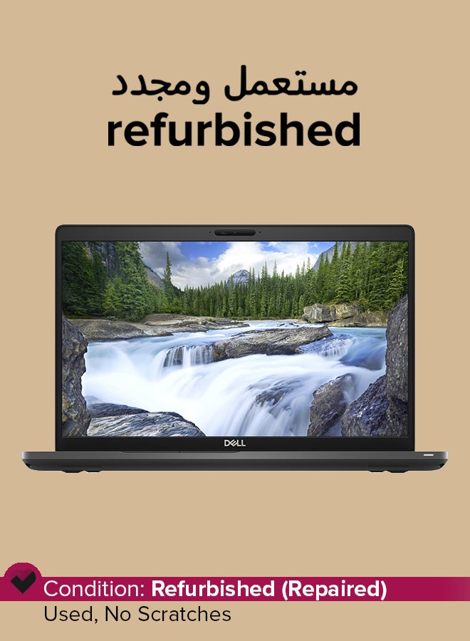 Refurbished - Latitude 5501 Laptop With 15.6-Inch Display,Core i5 Processor/9th Gen/Dual Core/8GB RAM/DDR4/256GB SSD/2GB NVIDIA Graphics/Windows 10 English Black