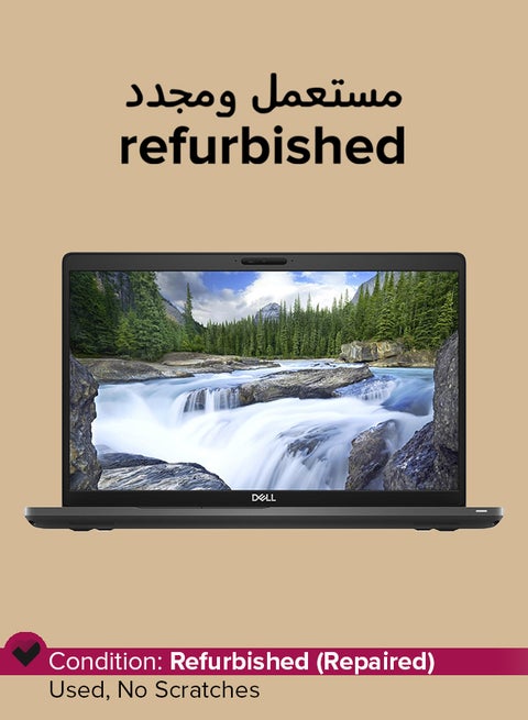 Refurbished - Latitude 5501 Laptop With 15.6-Inch Display,Core i5 Processor/9th Gen/Dual Core/8GB RAM/DDR4/256GB SSD/2GB NVIDIA Graphics/Windows 10 English Black