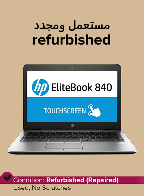 Refurbished - Laptop With 14 Inch Display, Core i5 Processor/7th Gen/Dual Core/8GB RAM/DDR4/256GB SSD/Windows 10 English Silver
