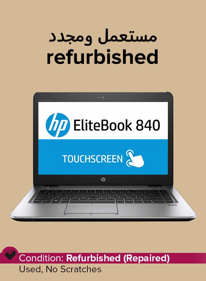 Refurbished - Laptop With 14 Inch Display, Core i5 Processor/7th Gen/Dual Core/8GB RAM/DDR4/256GB SSD/Windows 10 English Silver