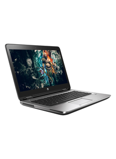 إتش بي تم تجديده - كمبيوتر محمول ProBook 640 G3 بشاشة عالية الدقة مقاس 14 بوصة، ومعالج Core i7/ثنائي النواة/الجيل السابع/ذاكرة وصول عشوائي سعتها 8 جيجابايت/محرك أقراص SSD سعة 256 جيجابايت/نظام التشغيل Windows 10/ورسومات Intel HD  - Image 3