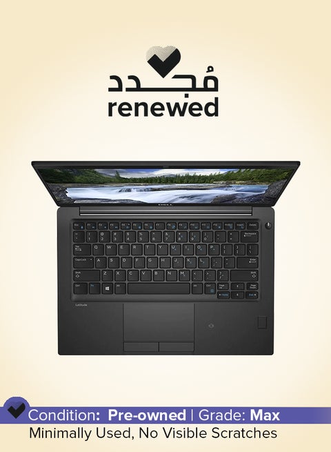 Renewed - Latitude 7390 2-in-1 Laptop With 13.3-Inch Touchscreen Display,Intel Core i5 Processor/8th Gen/8GB RAM/128GB SSD/Intel UHD Graphics 620/Windows 10 Pro English Black