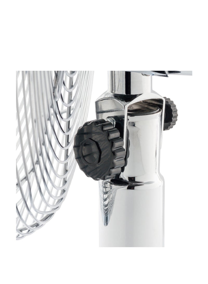 Crownline Metal Blade Table Fan With Tilt, Oscillation, And 3-Speed Control TF-403 Metal - Image 5