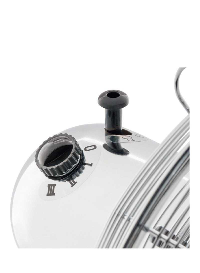 Crownline Metal Blade Table Fan With Tilt, Oscillation, And 3-Speed Control TF-403 Metal - Image 4