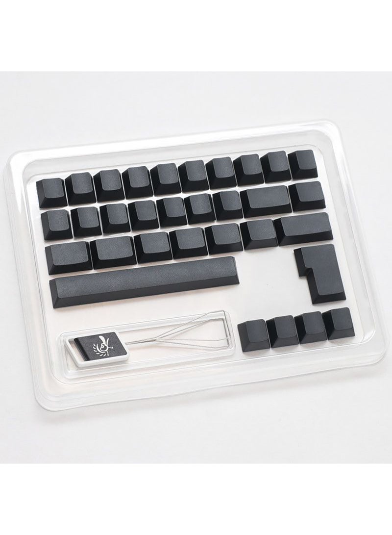 Ducky Ducky Black Blank 132 Key Cherry Profile PBT Keycap Set - Image 5