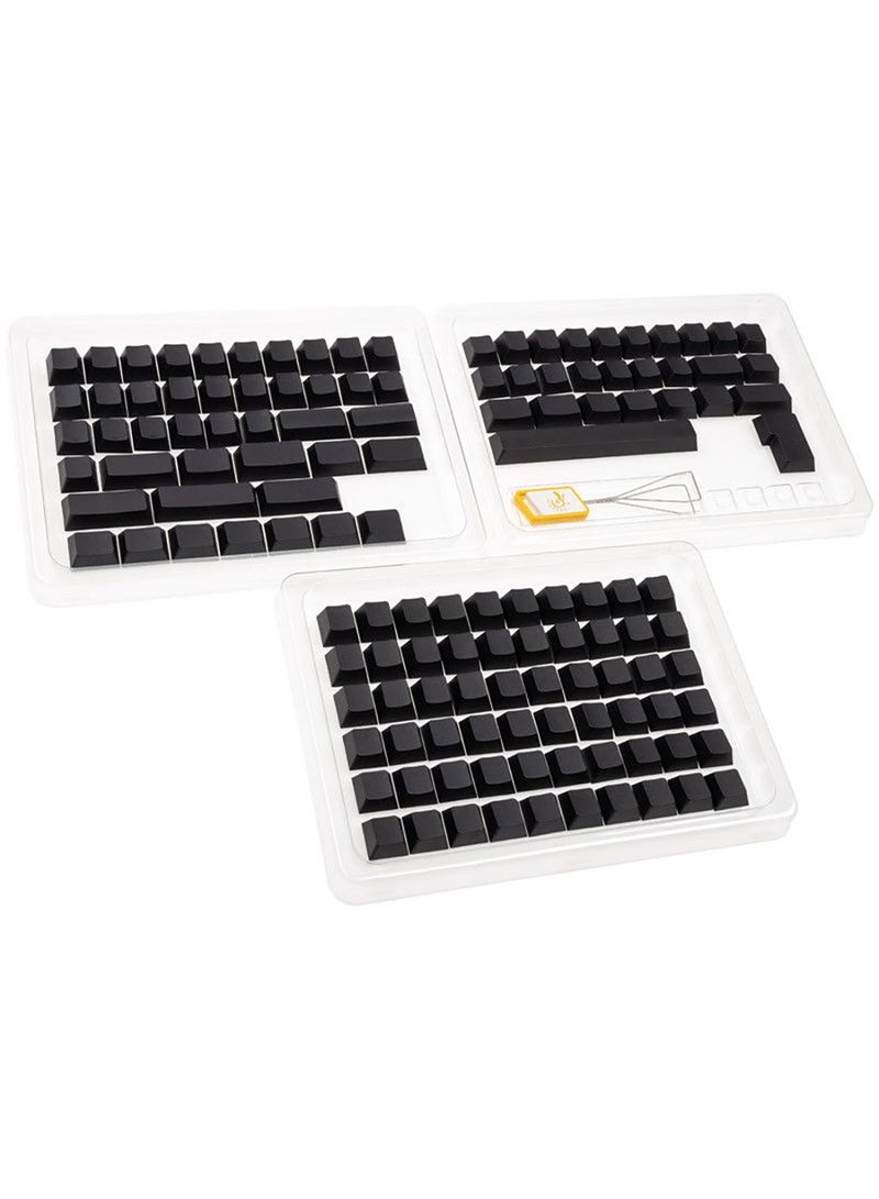 Ducky Ducky Black Blank 132 Key Cherry Profile PBT Keycap Set - Image 1
