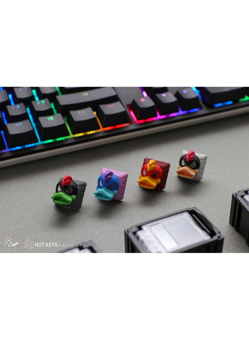 Ducky Ducky X Hotkeys Ducky League Handmade Keycap - Rocket  - Image 4