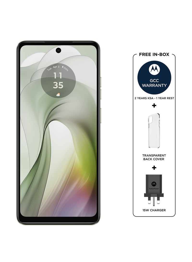 Motorola - E14 Dual SIM Arabic Pastel Green 2GB RAM 64GB 4G - Middle East Version - Image 1