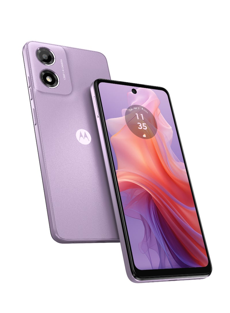 Motorola - E14 Dual SIM Arabic Pastel Purple 2GB RAM 64GB 4G - Middle East Version - Image 1