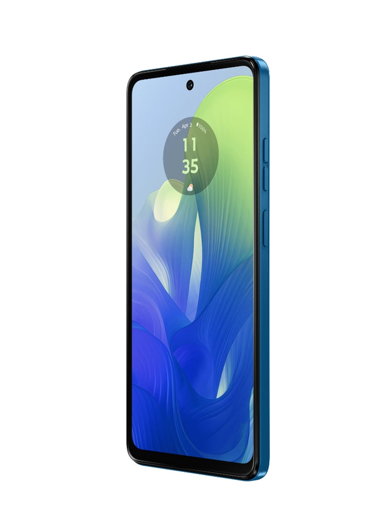 موتورولا - G04S ثنائي الشريحة، لون عربي ساتان أزرق، 4 جيجابايت رام، 128 جيجابايت، 4G - إصدار الشرق الأوسط - Image 1