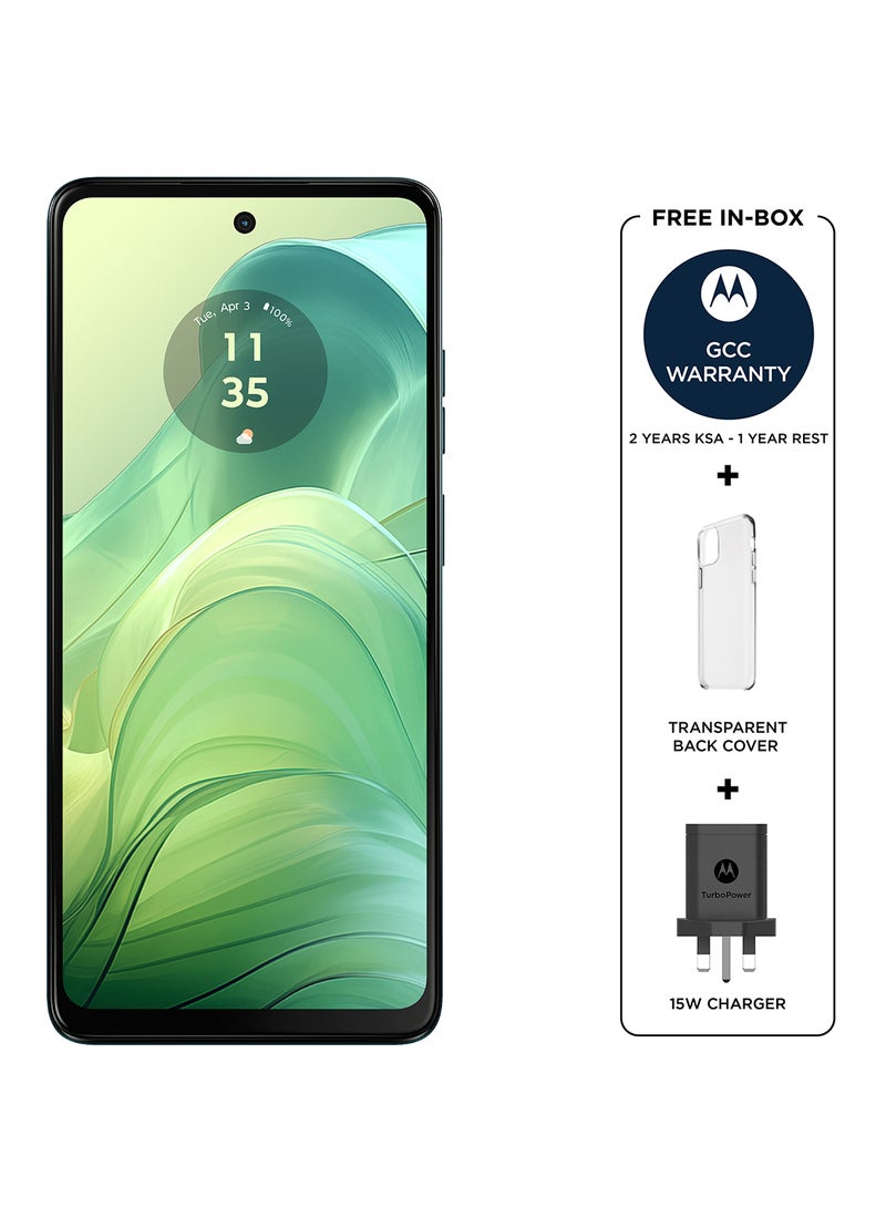 Motorola - G04S Dual SIM Arabic Sea Green 4GB RAM 128GB 4G - Middle East Version - Image 1