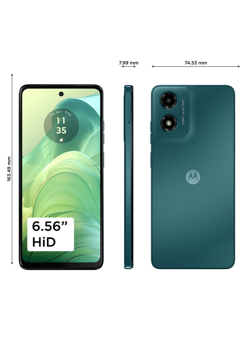 Motorola - G04S Dual SIM Arabic Sea Green 4GB RAM 128GB 4G - Middle East Version - Image 1