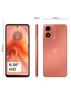 موتورولا G04S ثنائي الشريحة، برتقالي، 4 جيجابايت، 128 جيجابايت، 4G - إصدار الشرق الأوسط  - Image 4