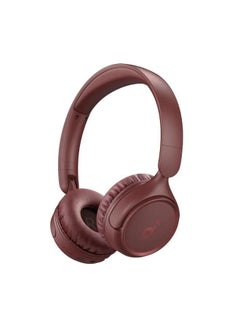 H30i Wireless On-Ear Headphones, Foldable Design, Pure Bass, 70H Playtime, Bluetooth 5.3, Lightweight and Comfortable, App Connectivity, Multipoint Connection Red Red