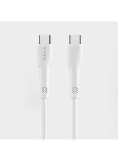 60W Type C To Type C Fast Charging Data Cable White