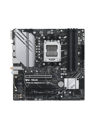 PRIME B650M-A WIFI II AM5 Micro-ATX Motherboard, AMD B650 Chipset, 4 x 2 Channel DDR5 DIMM, 192GB Max Memory, 1x PCIe 4.0 x16, 2.5Gb Eth/Wi-Fi 6, 1xDP, 1xVGA, 1xHDMI | 90MB1EG0-M0EAY0 Black - pnsku/N70087619V/45/_/1719928002/fb226e9b-936b-4bb6-a0bf-66a5c397f4de
