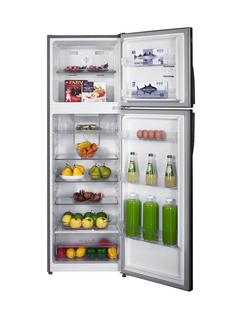 SUPER GENERAL - 360L Gross & 247L Net Capacity Top Mount Refrigerator, Total No Frost, Multi-Air Flow, Electronic Temperature Control, Interior LED light, Reversible Door SGR360N Silver - Image 1
