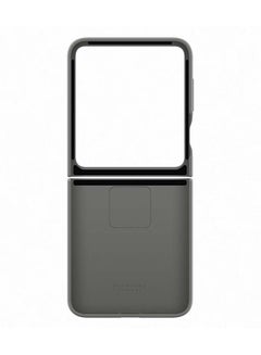 Samsung Samsung Galaxy Z Flip6 Flap Vegan Leather Case Gray  - Image 1