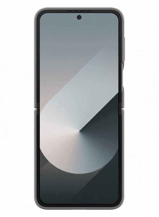 Samsung Samsung Galaxy Z Flip6 Silicone Case With Ring Gray  - Image 2