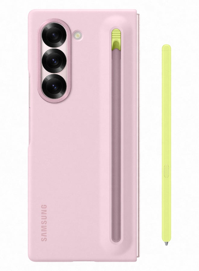 Samsung Samsung Galaxy Z Fold6 Silm S Pen Grip Case Pink  - Image 5