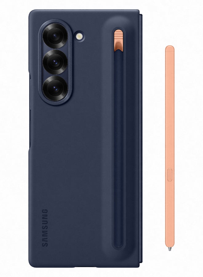 Samsung Samsung Galaxy Z Fold6 Slim S Pen Grip Case Dark Blue  - Image 5
