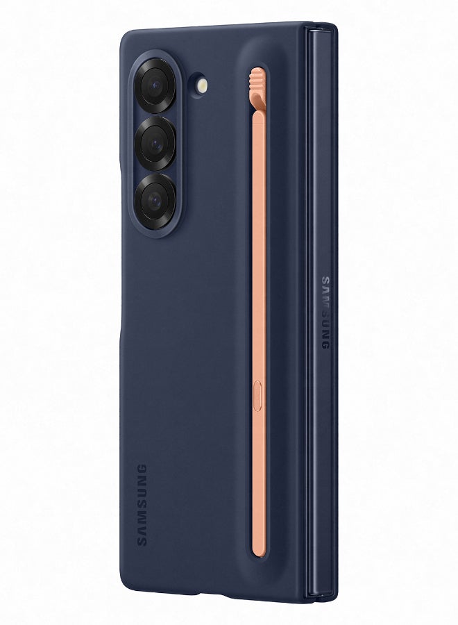Samsung Samsung Galaxy Z Fold6 Slim S Pen Grip Case Dark Blue  - Image 4