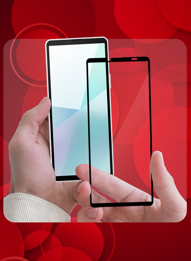 MARGOUN [for Sony Xperia 10 VI] 2 Pack Screen Protector Tempered Glass Anti-Scratch Screen Protector Case Friendly HD Clear Protective Film Clear - Image 2