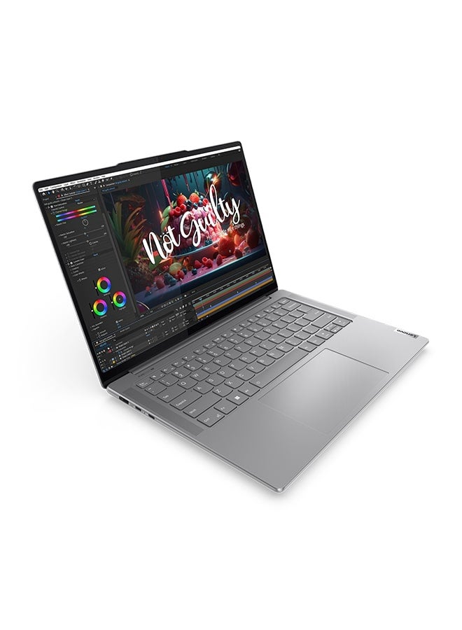 Lenovo - Yoga Pro 7 14IMH9 2-In-1 Convertible Laptop With 14.5-Inch 2.8K OLED Display, Core Ultra 7/16GB RAM/1TB SSD/6GB Nvidia Geforce RTX 4050/Windows 11 Home English/Arabic Luna Grey - Image 1