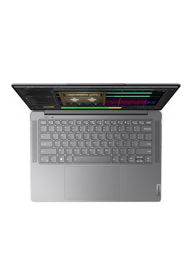 Lenovo - Yoga Pro 7 14IMH9 2-In-1 Convertible Laptop With 14.5-Inch 2.8K OLED Display, Core Ultra 7/16GB RAM/1TB SSD/6GB Nvidia Geforce RTX 4050/Windows 11 Home English/Arabic Luna Grey - Image 1