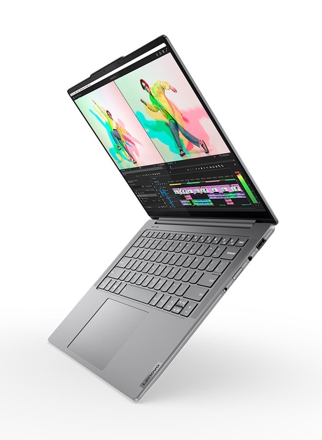 Lenovo - Yoga Pro 7 14IMH9 2-In-1 Convertible Laptop With 14.5-Inch 2.8K OLED Display, Core Ultra 7/16GB RAM/1TB SSD/6GB Nvidia Geforce RTX 4050/Windows 11 Home English/Arabic Luna Grey - Image 1