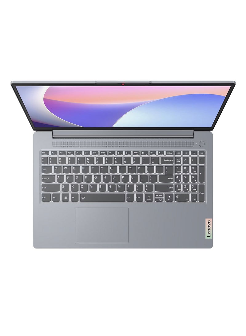 Lenovo IdeaPad Slim 3 Laptop With 15.6-Inch Display, Core i5-13420H Processor/8GB RAM/512GB SSD/Intel Iris XE Graphics/Windows 11 Home + Lenovo 15.6" Laptop Casual Toploader English/Arabic Arctic Grey - Image 3
