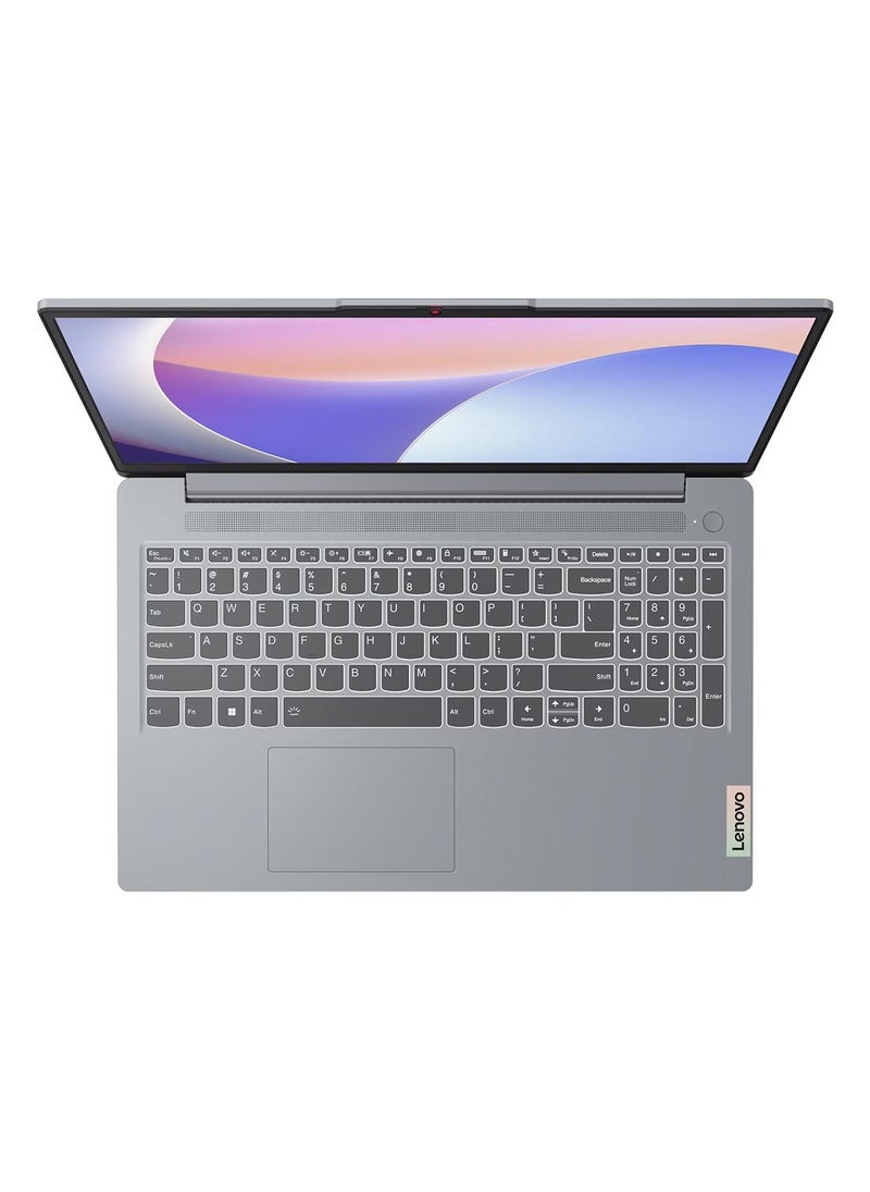 لينوفو كمبيوتر محمول IdeaPad Slim 3 بشاشة مقاس 15.6 بوصة ومعالج Core i5-13420H وذاكرة وصول عشوائي سعة 8 جيجابايت ومحرك أقراص SSD سعة 512 جيجابايت وبطاقة رسومات Intel Iris XE ونظام تشغيل Windows 11 Home + كمبيوتر محمول Lenovo مقاس 15.6 بوصة - Image 3