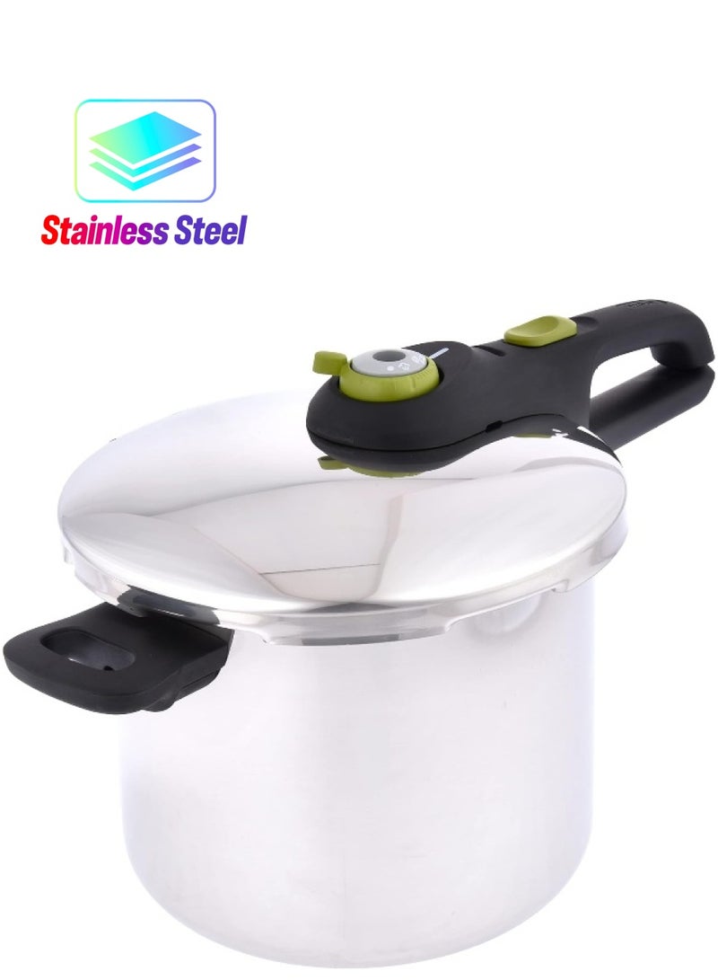 Tefal - TEFAL Pressure Cooker | Secure5 Neo ‎7 Litre For 5/8 people | Stainless Steel | All heat sources including induction | 2 Years Warranty | P2530853 Silver/Black 7Liters - Image 1