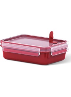Master Seal Micro Box Plastic Container Red/Clear 0.8 LitreLiters