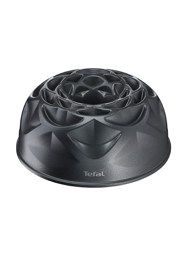 Tefal - TEFAL Baking Mold | Geometric Bundt Pan 25 cm | Perfectly Even Golden-Brown Results | Non-Stick Coating Inside and Out | Easy Cleaning | Black | Modern Faceted Cake Pan | 2 Years Warranty | J3030104 Black 25cm - Image 1