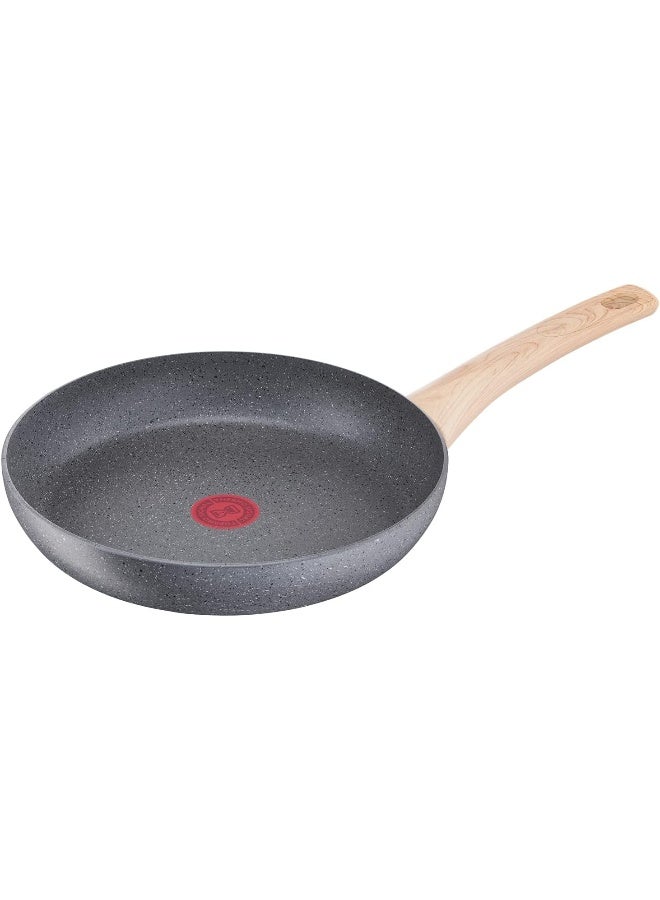 Tefal - TEFAL Frying Pan | Natural Force 32 cm Frypan |Easy cleaning | Mineralia+ non-stick coating | Natural minerals | Thermo-signal | Healthy cooking | Safe | Made in France | 2 Years Warranty | G2660883 Grey - Stone 32 cmcm - Image 1