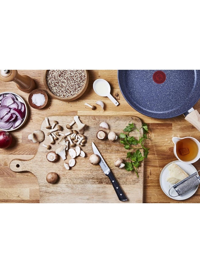 Tefal - TEFAL Frying Pan | Natural Force 32 cm Frypan |Easy cleaning | Mineralia+ non-stick coating | Natural minerals | Thermo-signal | Healthy cooking | Safe | Made in France | 2 Years Warranty | G2660883 Grey - Stone 32 cmcm - Image 1